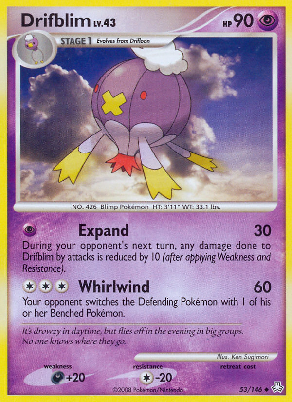 Drifblim (53/146) [Diamond & Pearl: Legends Awakened] | Odin's Place