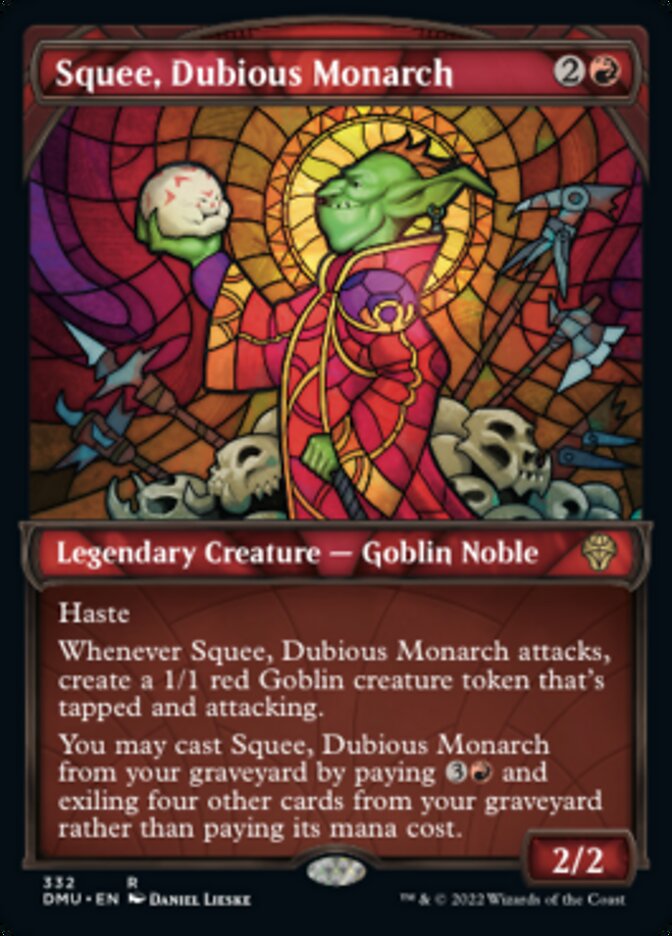 Squee, Dubious Monarch (Showcase Textured) [Dominaria United] | Odin's Place