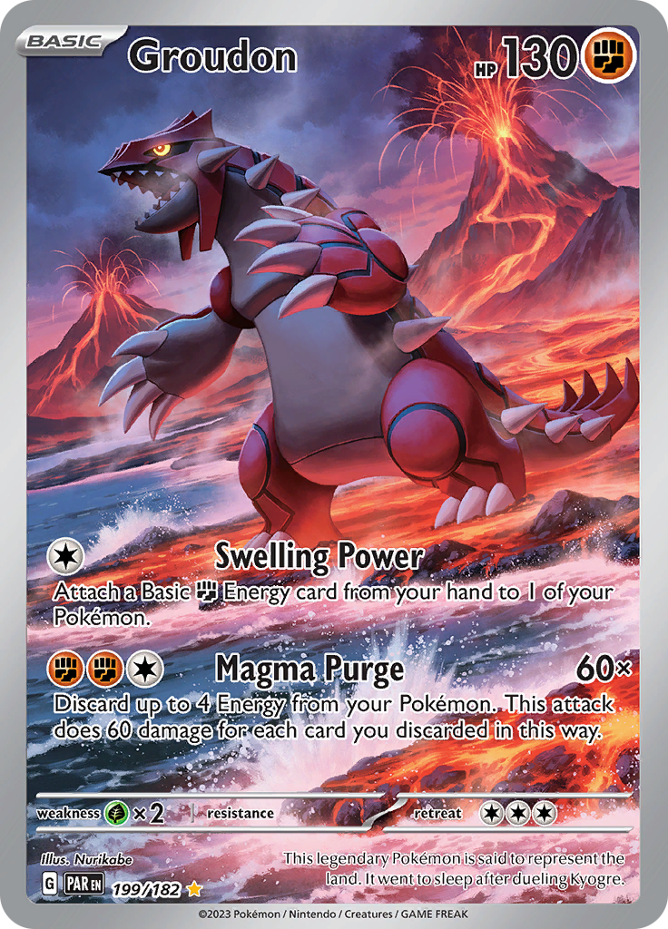 Groudon (199/182) [Scarlet & Violet: Paradox Rift] | Odin's Place