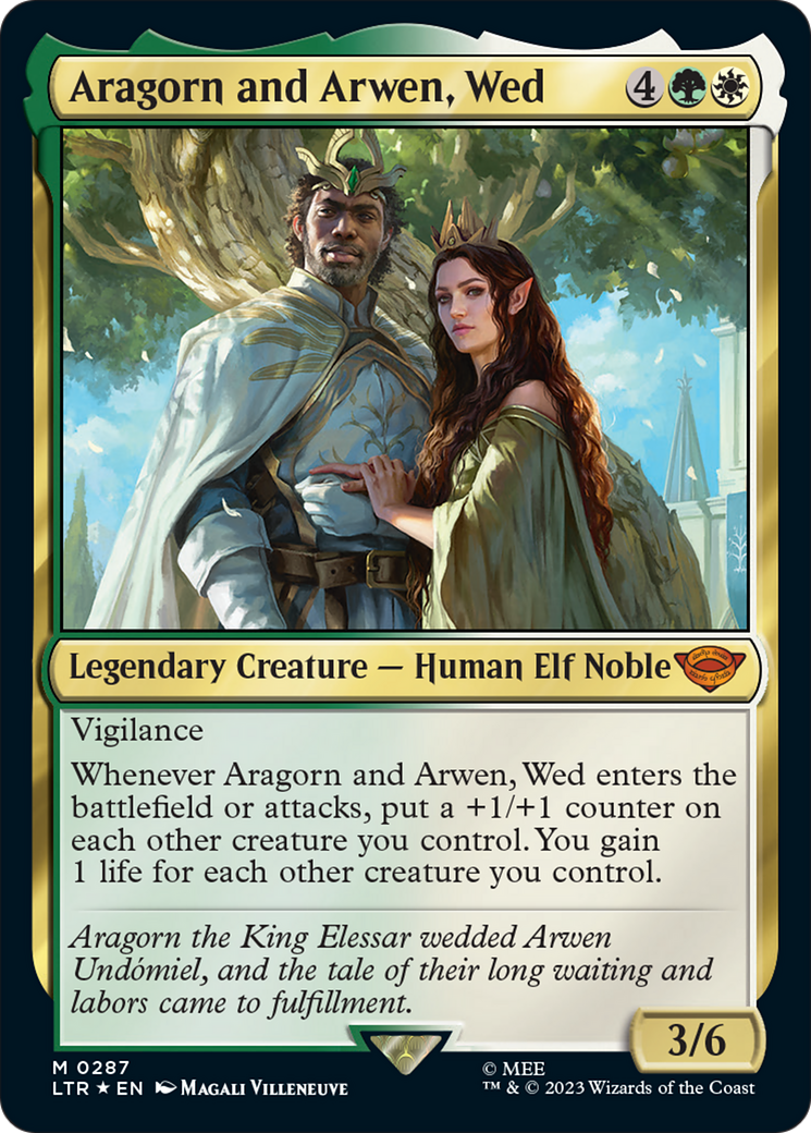 Aragorn and Arwen, Wed [The Lord of the Rings: Tales of Middle-Earth] | Odin's Place