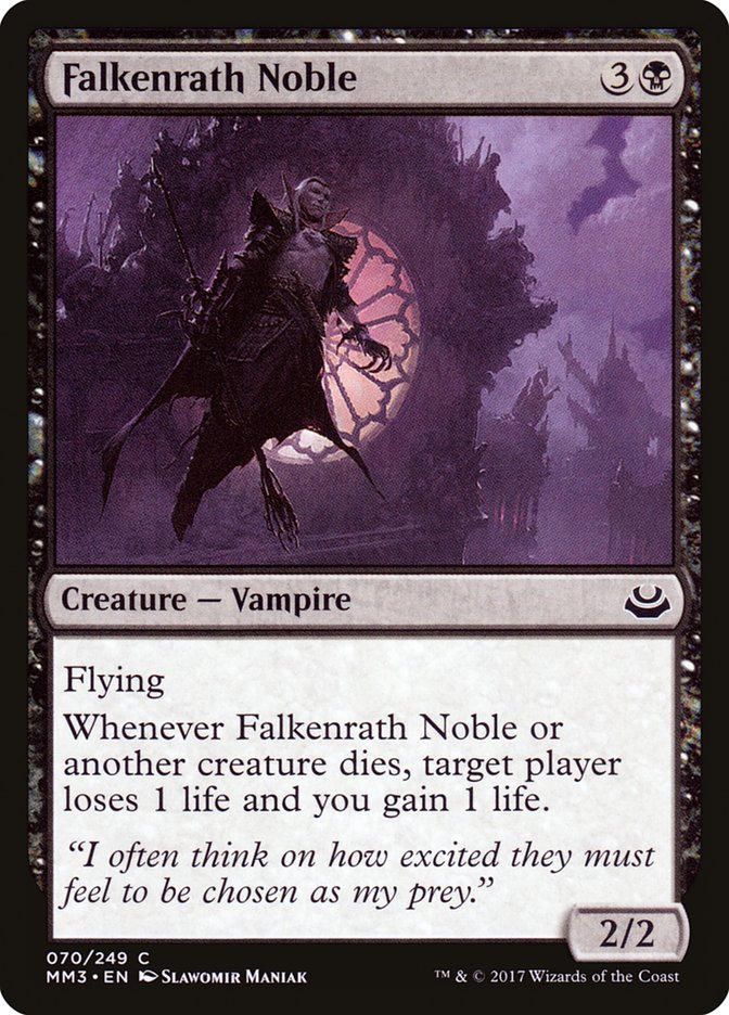 Falkenrath Noble (70) [Modern Masters 2017] | Odin's Place