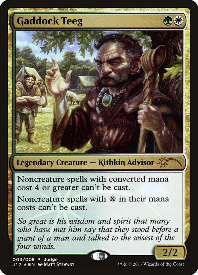 Gaddock Teeg (3) [Judge Gift Cards 2017] | Odin's Place