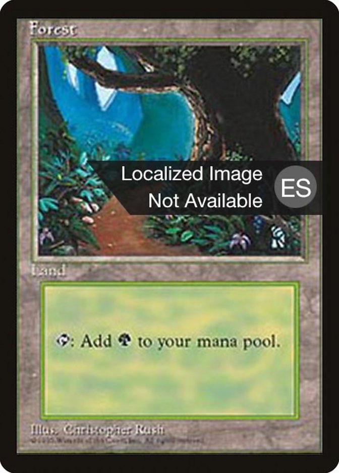 Forest (B) [Fourth Edition (Foreign Black Border)] | Odin's Place