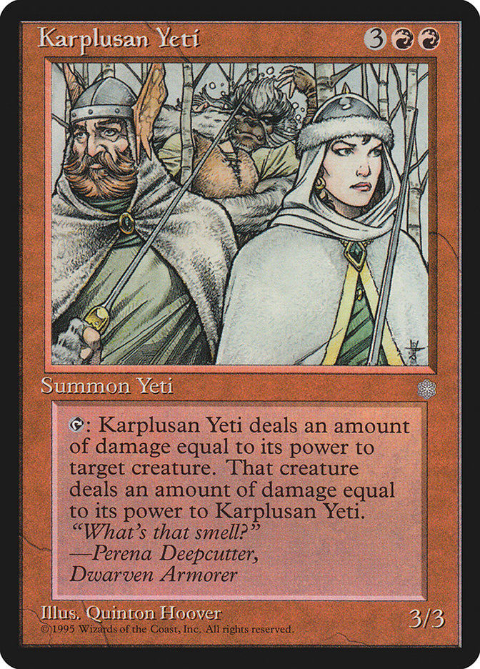 Karplusan Yeti (197) [Ice Age] | Odin's Place