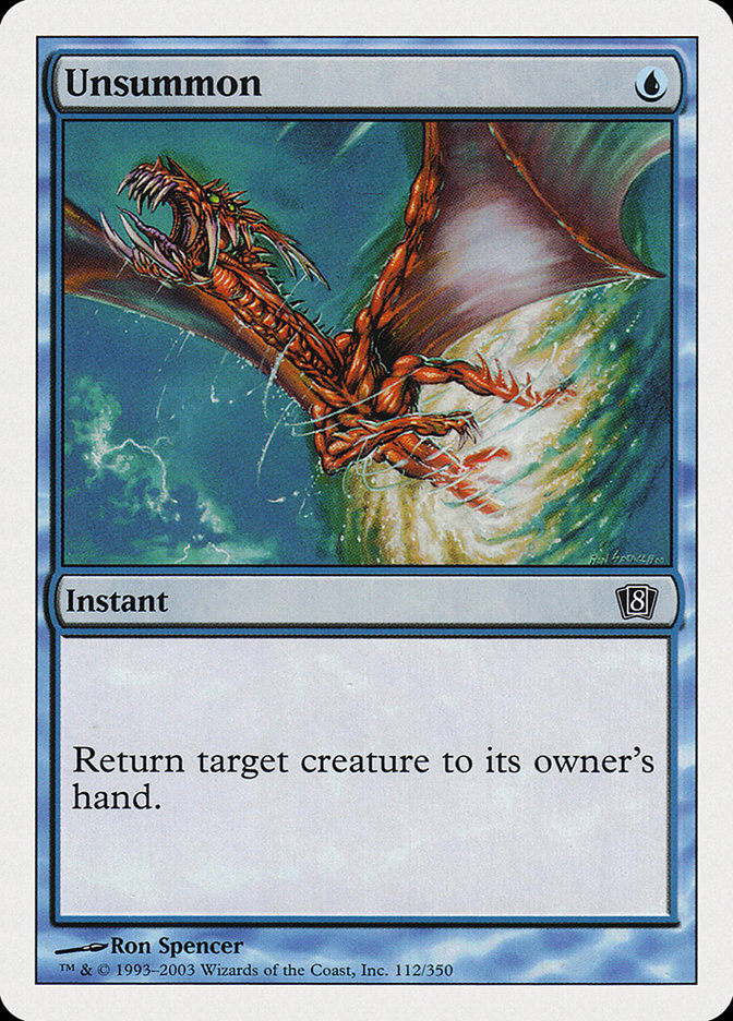 Unsummon (112) [Eighth Edition] | Odin's Place