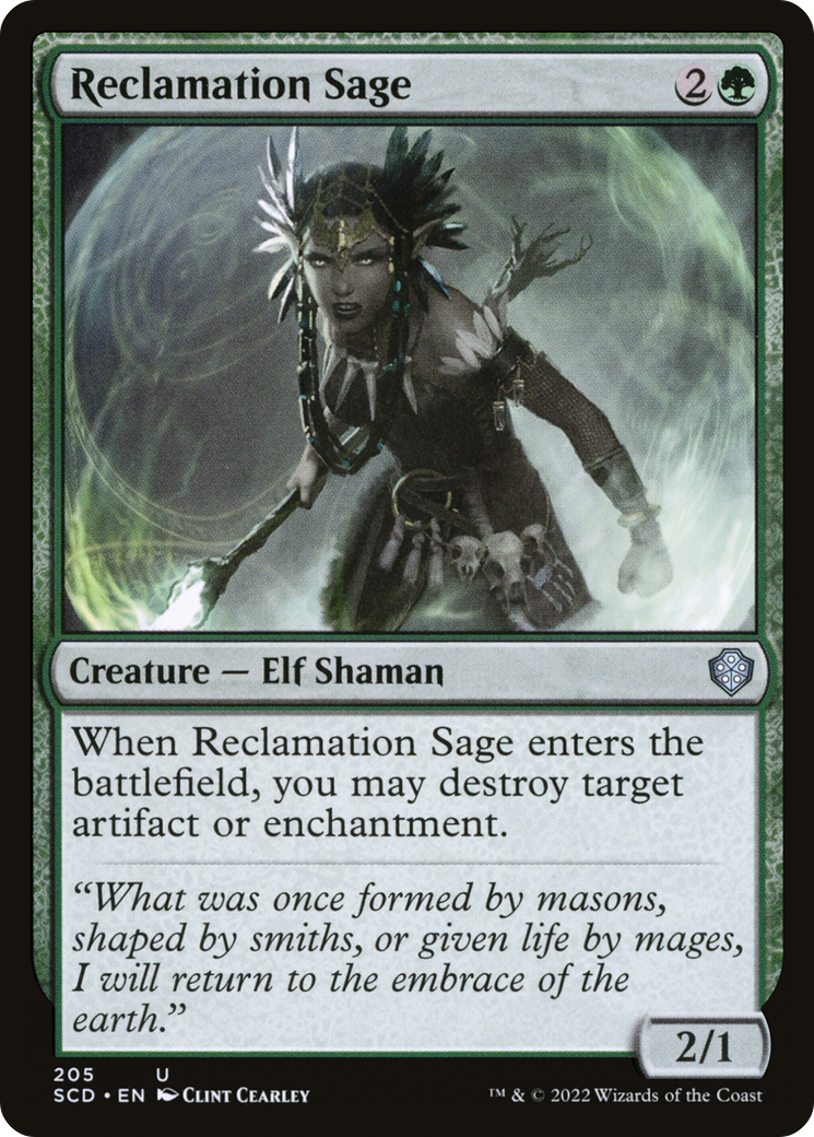 Reclamation Sage [Starter Commander Decks] | Odin's Place