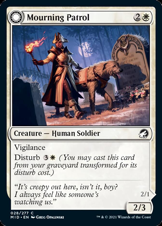 Mourning Patrol // Morning Apparition [Innistrad: Midnight Hunt] | Odin's Place