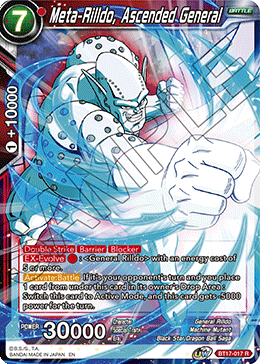 Meta-Rilldo, Ascended General (BT17-017) [Ultimate Squad] | Odin's Place