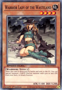 Warrior Lady of the Wasteland [SGX1-ENE05] Common | Odin's Place