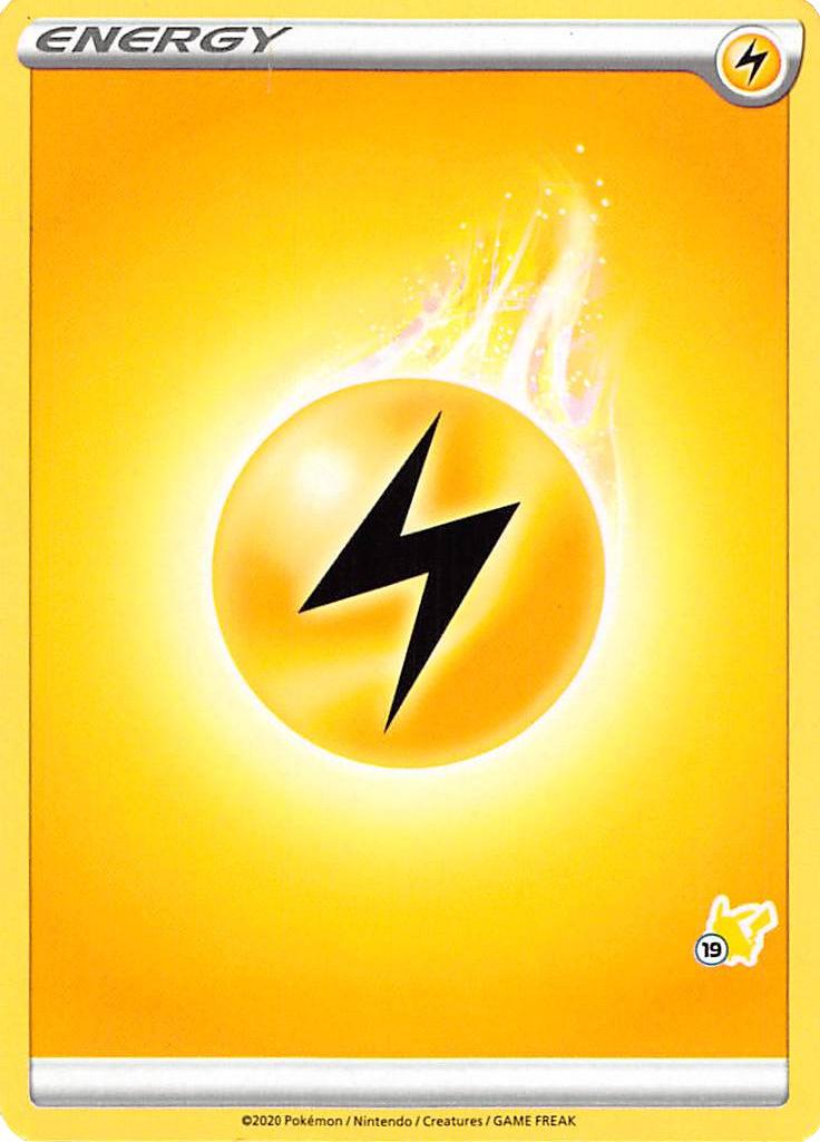 Lightning Energy (Pikachu Stamp #19) [Battle Academy 2022] | Odin's Place