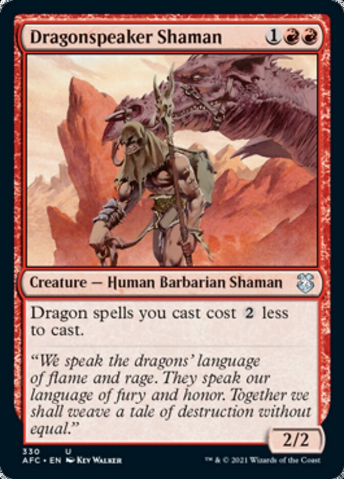 Dragonspeaker Shaman [Dungeons & Dragons: Adventures in the Forgotten Realms Commander] | Odin's Place