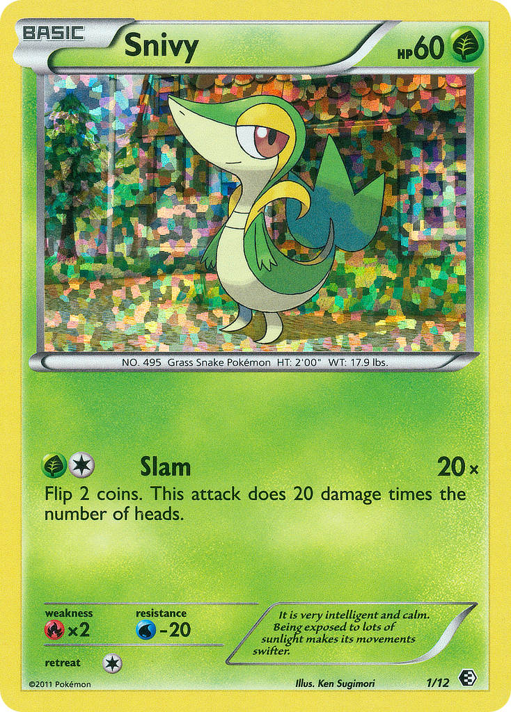 Snivy (1/12) [McDonald's Promos: 2011 Collection] | Odin's Place