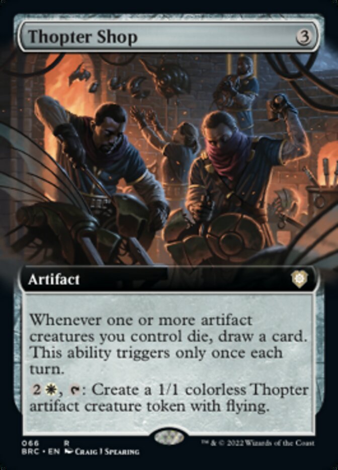 Thopter Shop (Extended Art) [The Brothers' War Commander] | Odin's Place