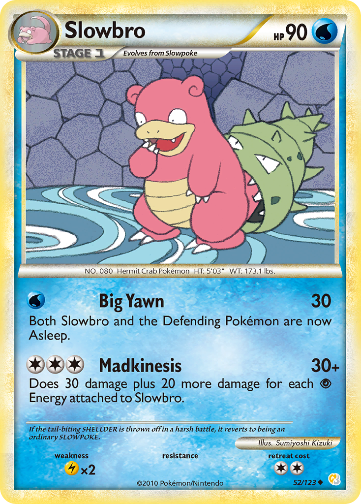 Slowbro (52/123) [HeartGold & SoulSilver: Base Set] | Odin's Place