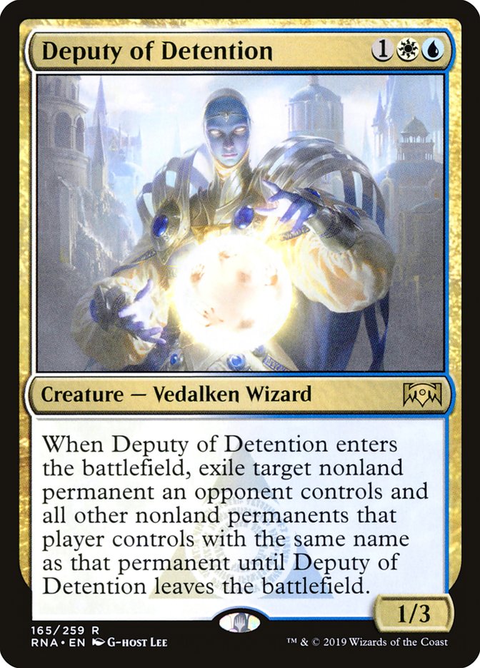 Deputy of Detention (165) [Ravnica Allegiance] | Odin's Place