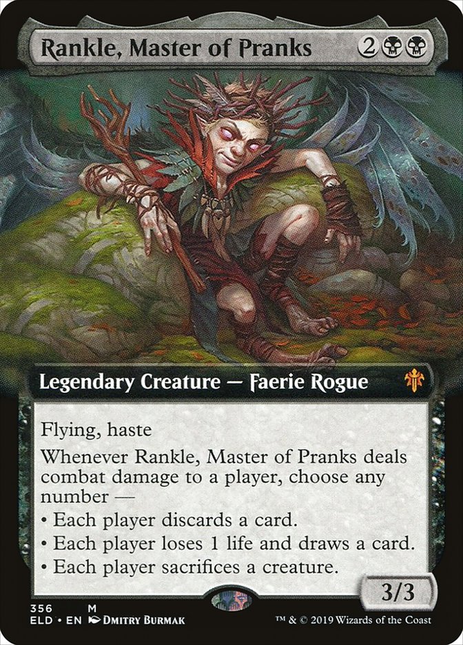Rankle, Master of Pranks (Extended Art) [Throne of Eldraine] | Odin's Place