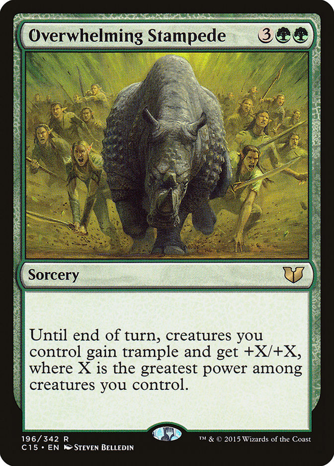 Overwhelming Stampede (196) [Commander 2015] | Odin's Place
