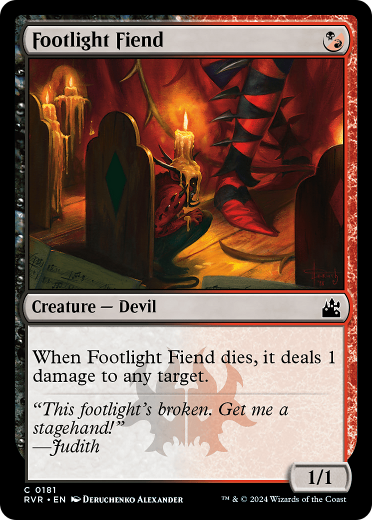 Footlight Fiend [Ravnica Remastered] | Odin's Place