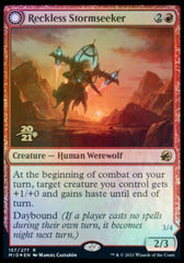 Reckless Stormseeker // Storm-Charged Slasher [Innistrad: Midnight Hunt Prerelease Promos] | Odin's Place