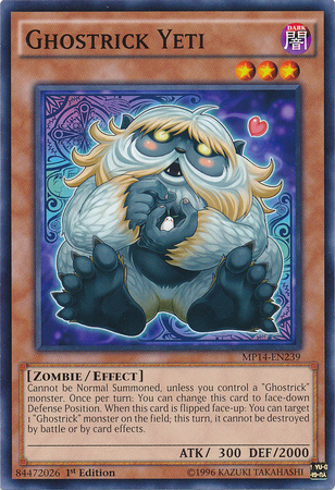 Ghostrick Yeti [MP14-EN239] Common | Odin's Place