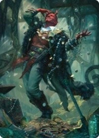 Tibalt, Cosmic Impostor Art Card [Kaldheim Art Series] | Odin's Place