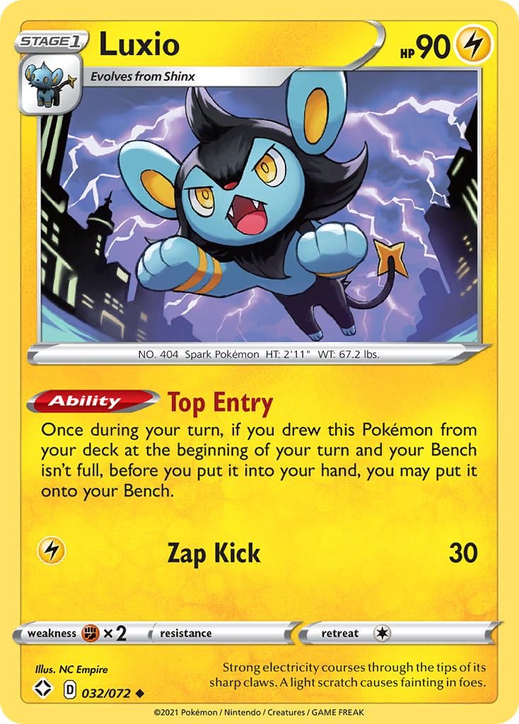 Luxio (032/072) [Sword & Shield: Shining Fates] | Odin's Place