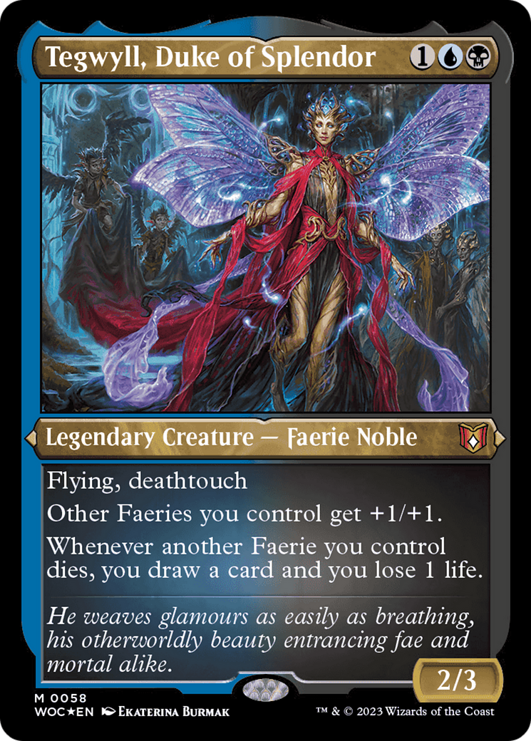 Tegwyll, Duke of Splendor (Display Commander) [Wilds of Eldraine Commander] | Odin's Place