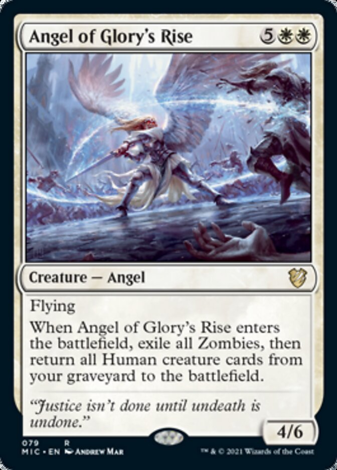 Angel of Glory's Rise [Innistrad: Midnight Hunt Commander] | Odin's Place