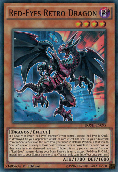 Red-Eyes Retro Dragon [BOSH-EN095] Super Rare | Odin's Place