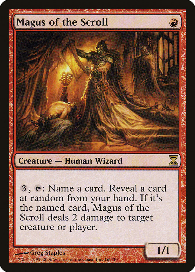 Magus of the Scroll (169) [Time Spiral] | Odin's Place