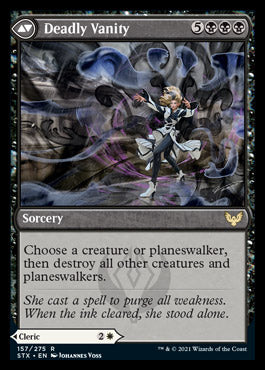 Selfless Glyphweaver // Deadly Vanity [Strixhaven: School of Mages] | Odin's Place