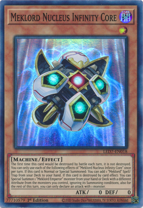 Meklord Nucleus Infinity Core [LED7-EN018] Super Rare | Odin's Place