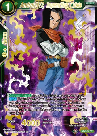 Android 17, Impending Crisis (Gold Stamped) (XD3-04) [Mythic Booster] | Odin's Place