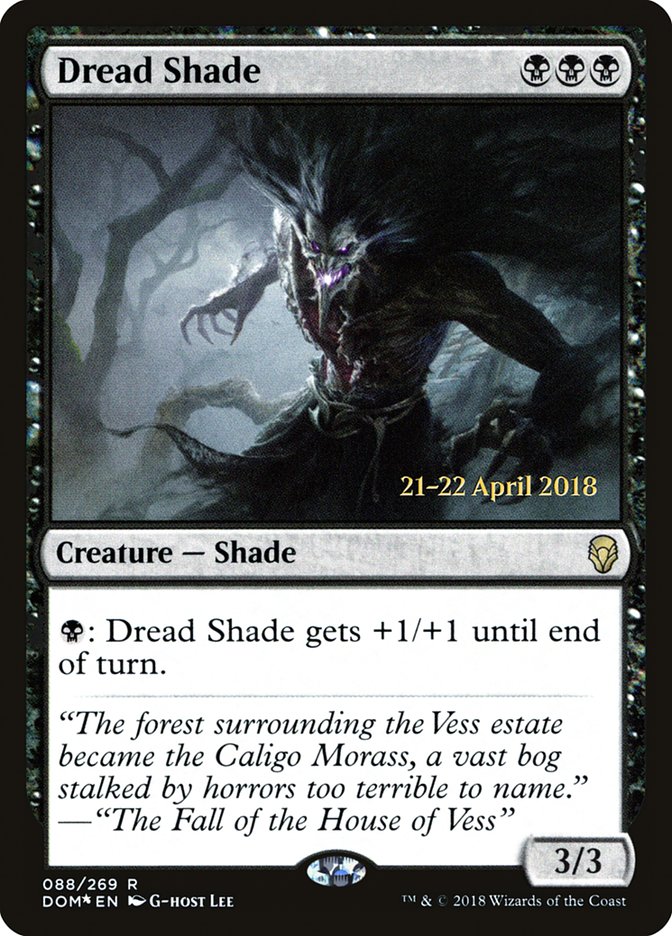 Dread Shade (88) [Dominaria Prerelease Promos] | Odin's Place