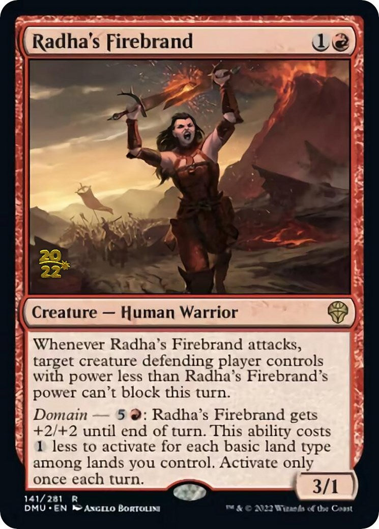 Radha's Firebrand [Dominaria United Prerelease Promos] | Odin's Place
