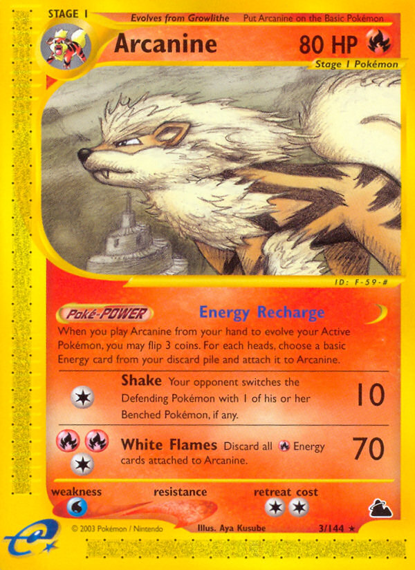 Arcanine (3/144) [Skyridge] | Odin's Place