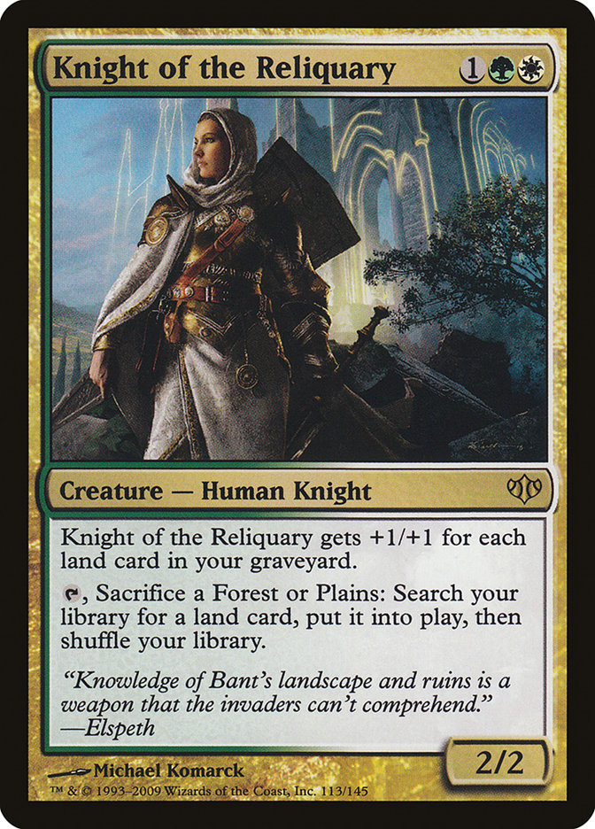 Knight of the Reliquary (113) [Conflux] | Odin's Place