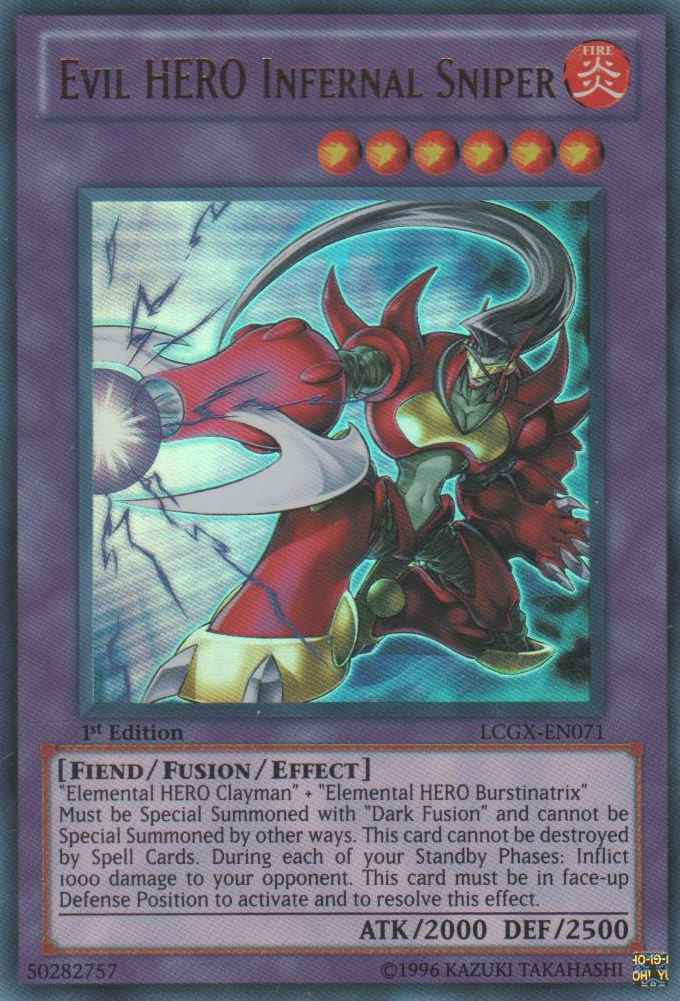 Evil HERO Infernal Sniper [LCGX-EN071] Ultra Rare | Odin's Place