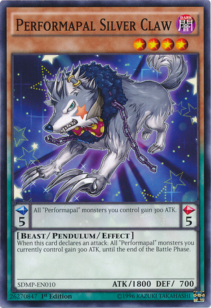 Performapal Silver Claw [SDMP-EN010] Common | Odin's Place