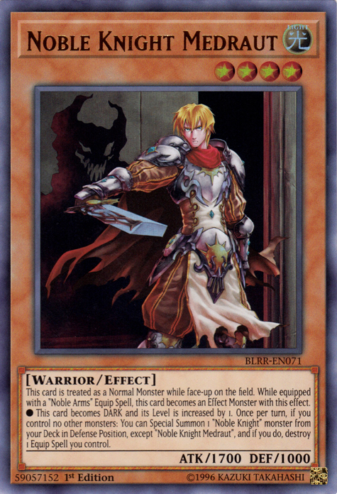 Noble Knight Medraut [BLRR-EN071] Ultra Rare | Odin's Place