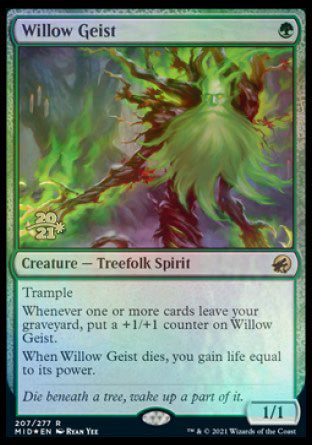 Willow Geist [Innistrad: Midnight Hunt Prerelease Promos] | Odin's Place