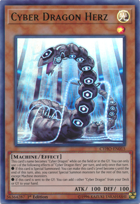 Cyber Dragon Herz [CYHO-EN015] Ultra Rare | Odin's Place