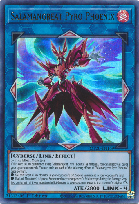 Salamangreat Pyro Phoenix [MP20-EN169] Ultra Rare | Odin's Place