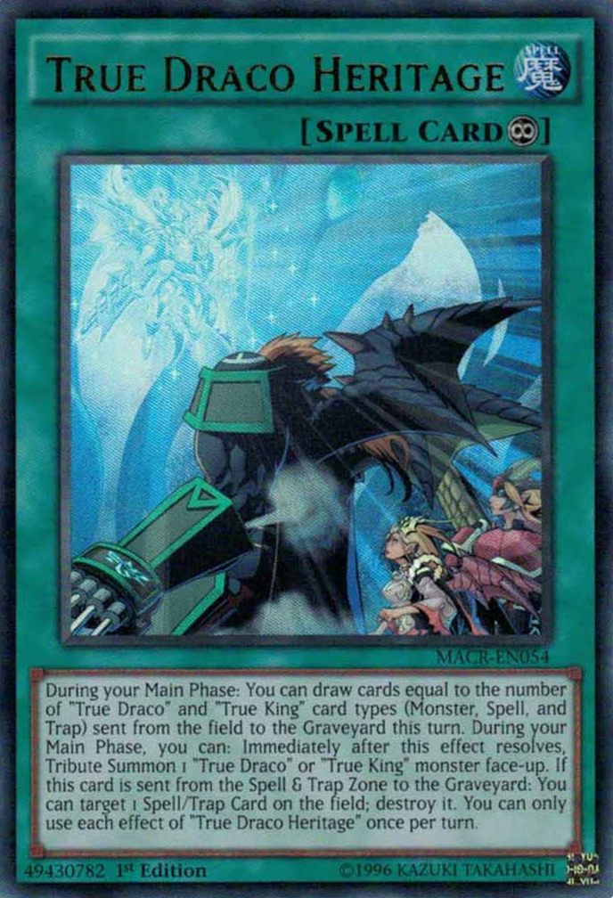 True Draco Heritage [MACR-EN054] Ultra Rare | Odin's Place