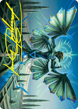 Tanazir Quandrix Art Card (Gold-Stamped Signature) [Strixhaven: School of Mages Art Series] | Odin's Place