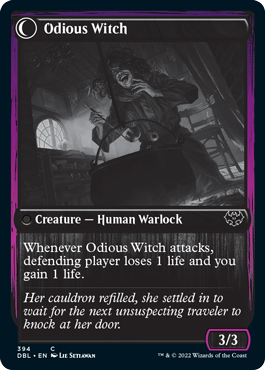 Ragged Recluse // Odious Witch [Innistrad: Double Feature] | Odin's Place