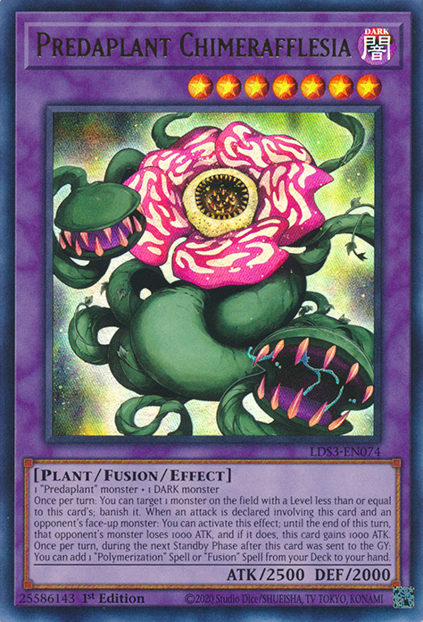 Predaplant Chimerafflesia [LDS3-EN074] Ultra Rare | Odin's Place
