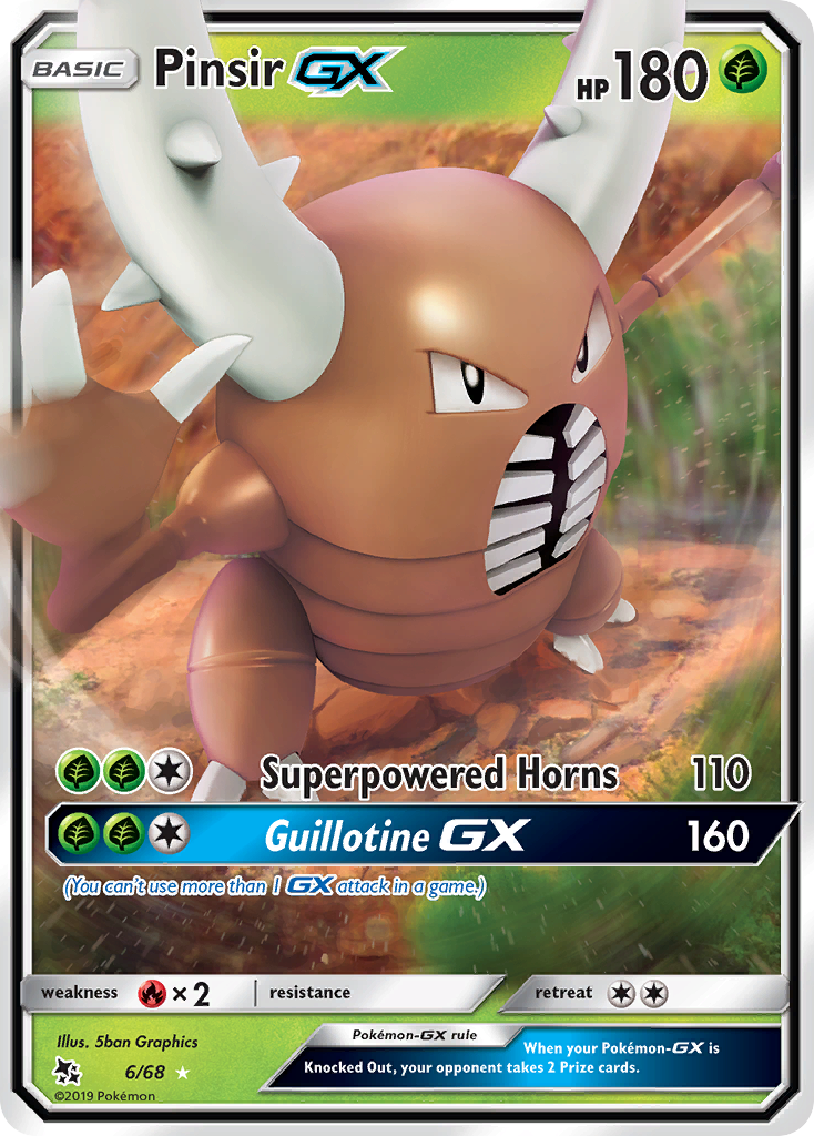 Pinsir GX (6/68) [Sun & Moon: Hidden Fates] | Odin's Place