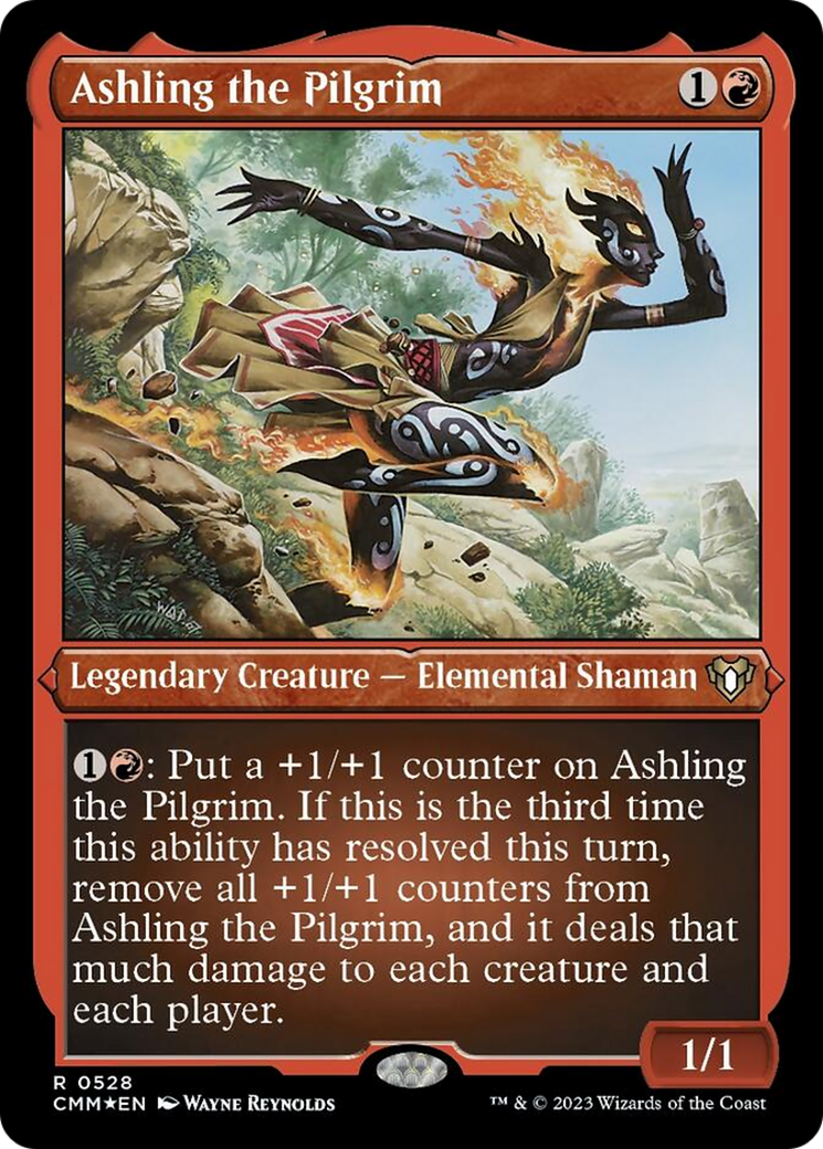 Ashling the Pilgrim (Foil Etched) [Commander Masters] | Odin's Place