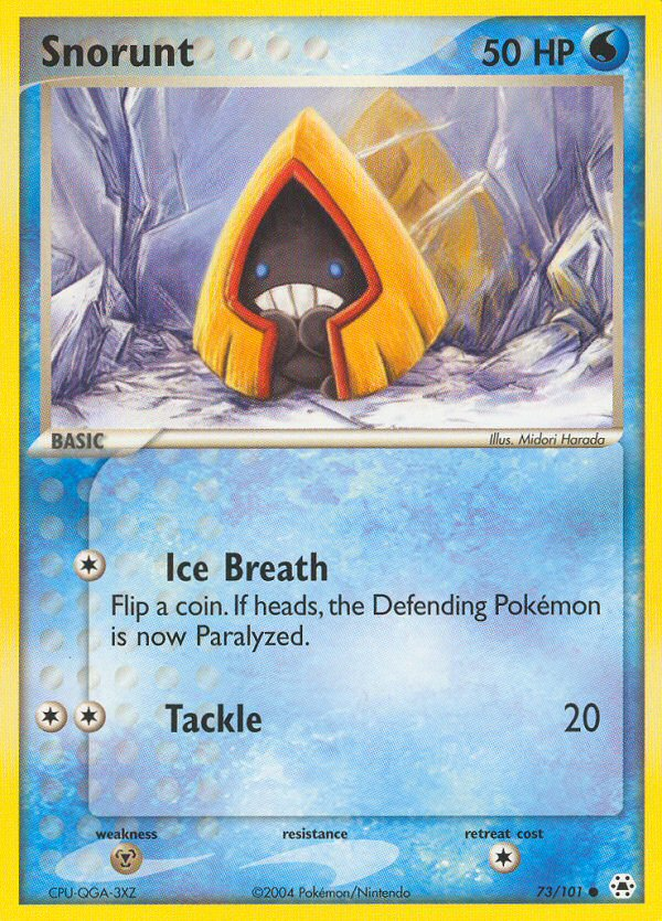Snorunt (73/101) [EX: Hidden Legends] | Odin's Place